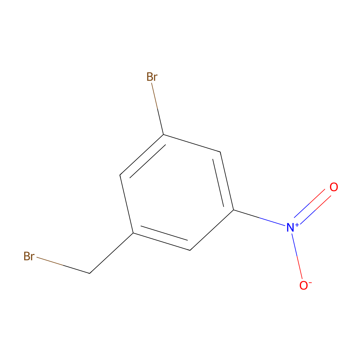 1-Bromo-3-(bromomethyl)-5-nitrobenzene molecular structure, CAS 139194-80-2