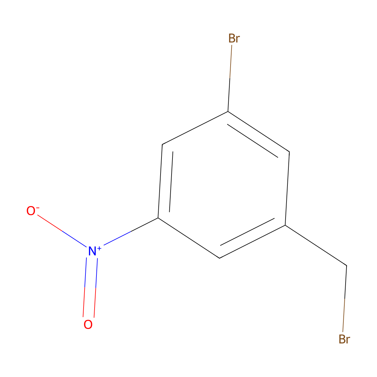 1-Bromo-3-(bromomethyl)-5-nitrobenzene molecular structure, CAS 139194-80-2