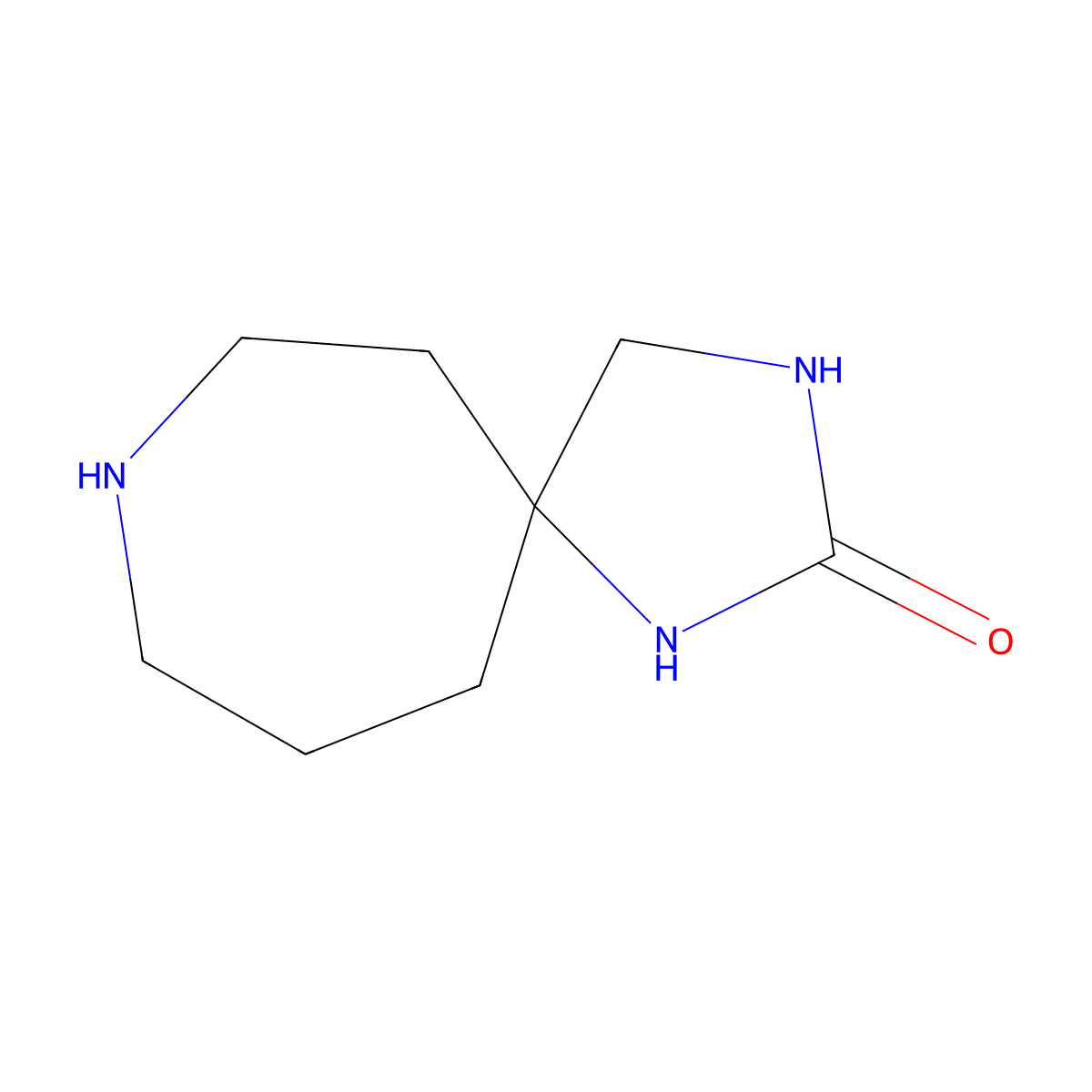 1,3,8-Triazaspiro[4.6]undecan-2-one molecular structure, CAS 1392208-00-2