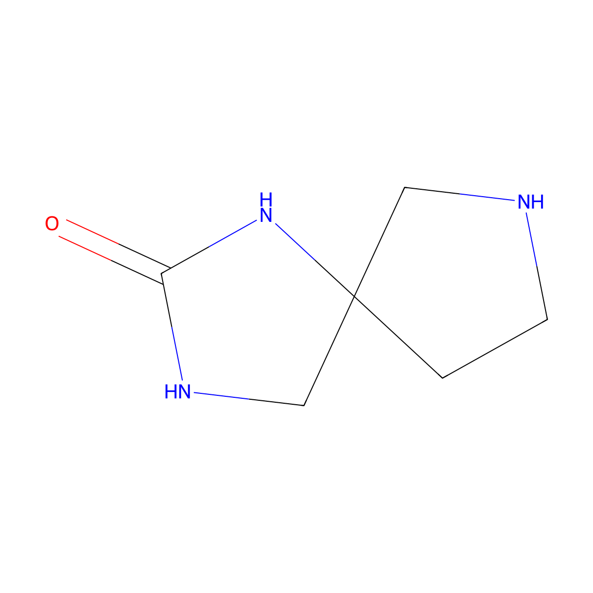 1,3,7-Triazaspiro[4.4]nonan-2-one molecular structure, CAS 1392209-82-3