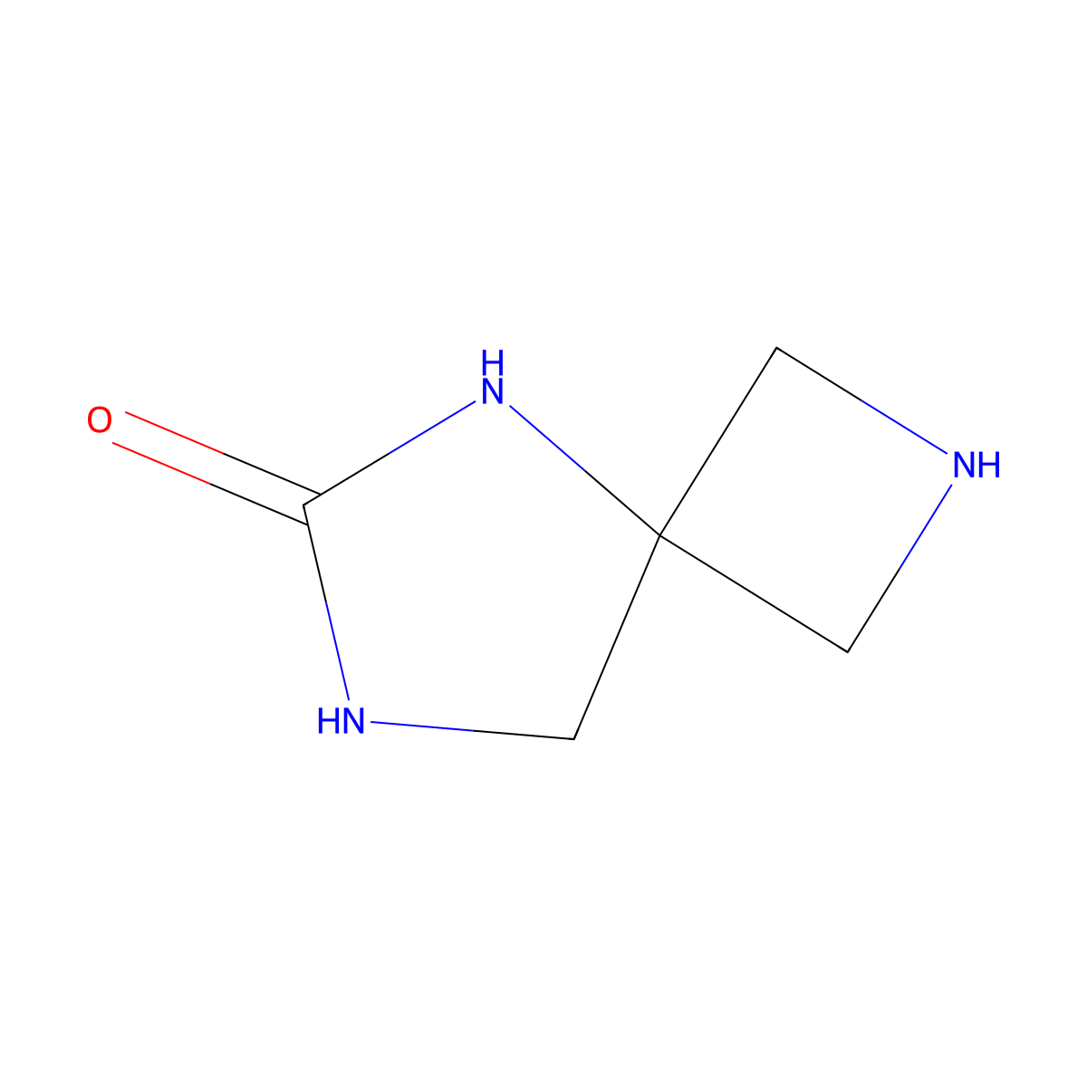 2,5,7-Triazaspiro[3.4]octan-6-one molecular structure, CAS 1392210-92-2