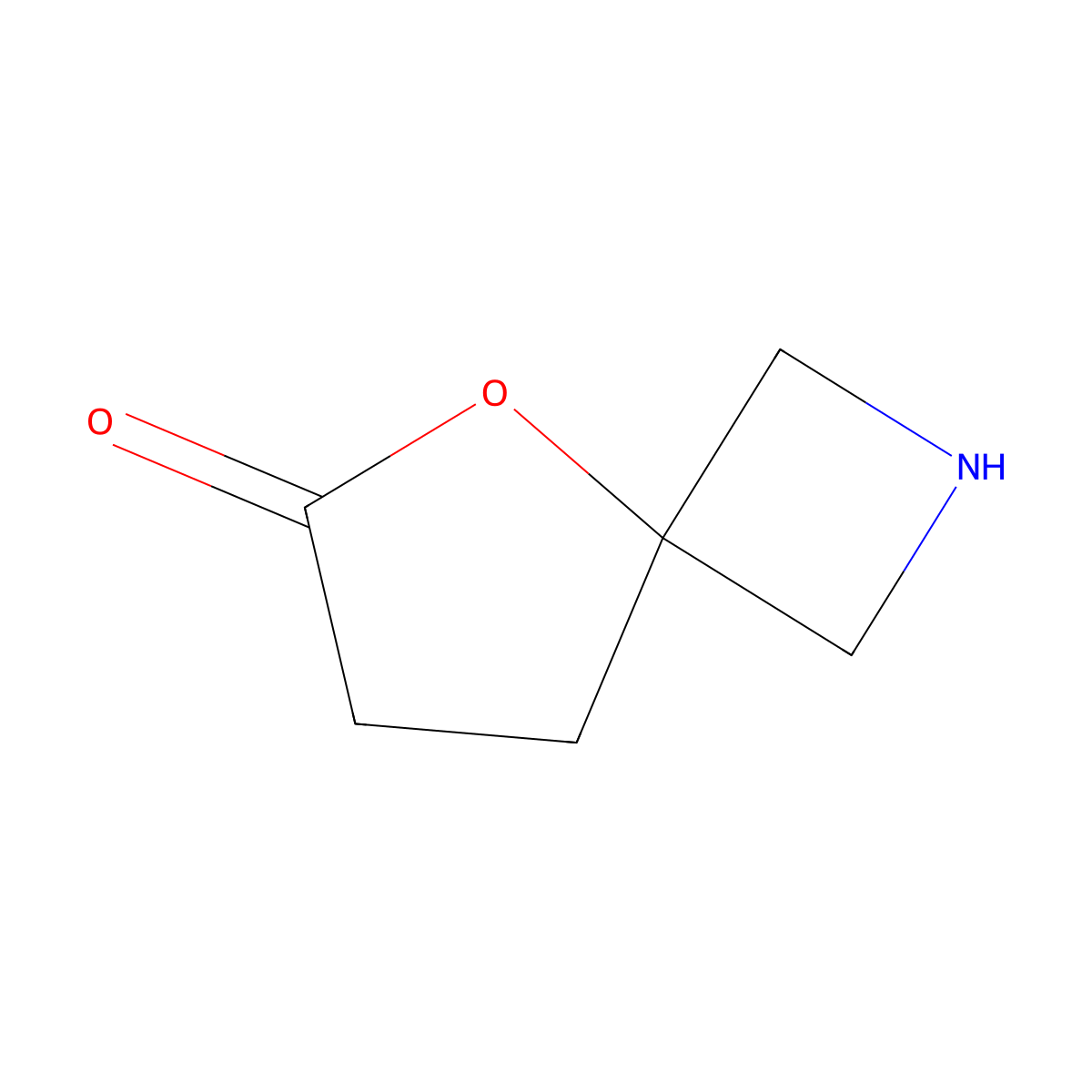 5-Oxa-2-azaspiro[3.4]octan-6-one molecular structure, CAS 1392212-14-4