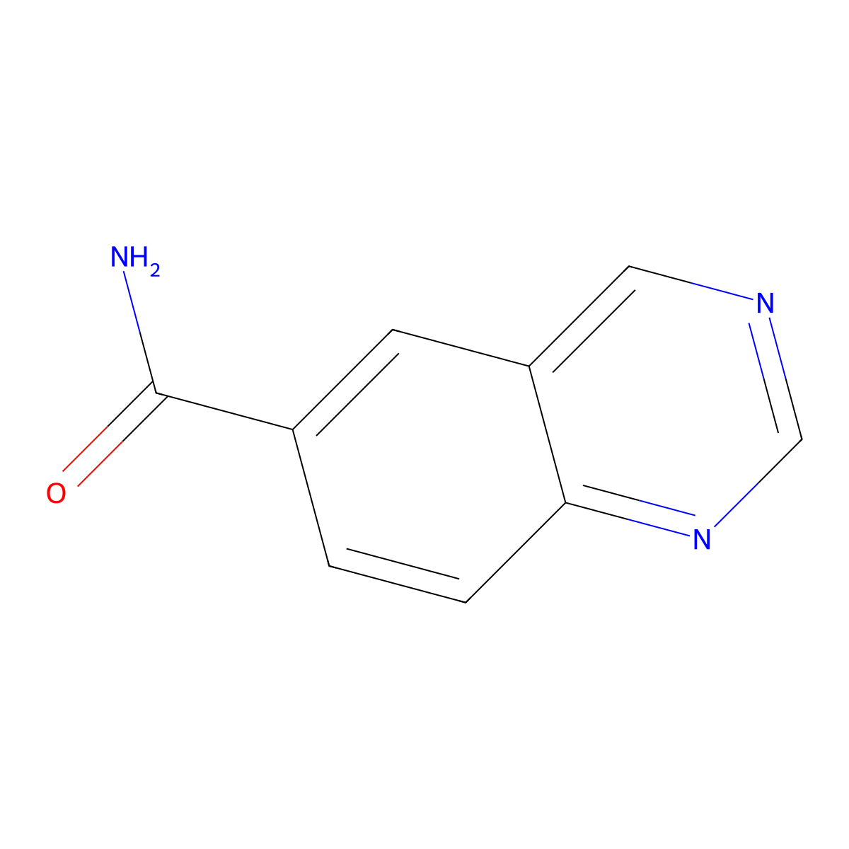 Quinazoline-6-carboxamide molecular structure, CAS 1392212-64-4