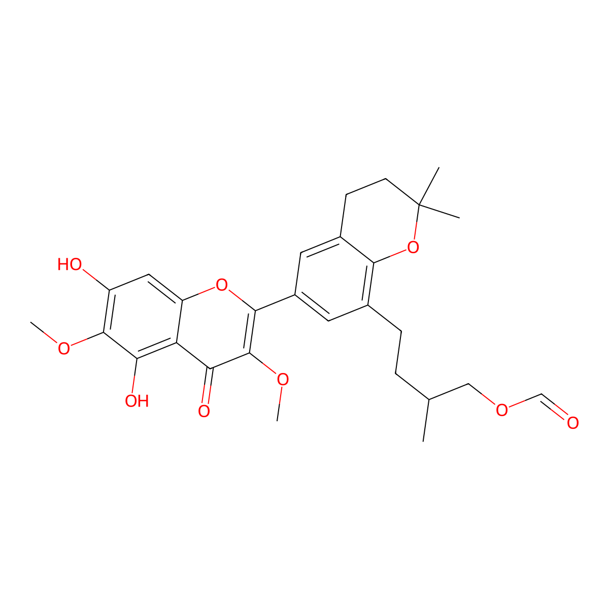 Dodonaflavonol molecular structure, CAS 1392213-93-2