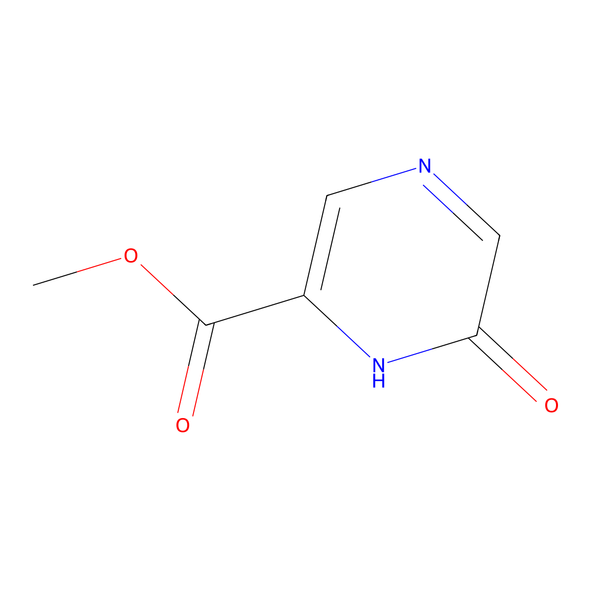 Methyl 6-oxo-1,6-dihydropyrazine-2-carboxylate molecular structure, CAS 13924-98-6