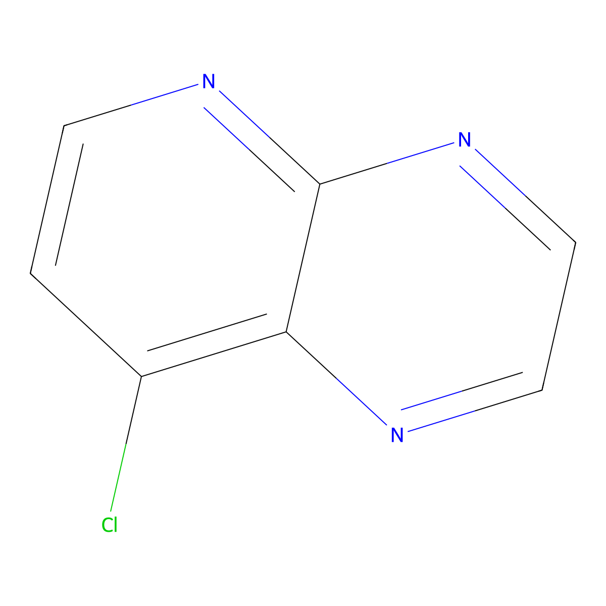 8-Chloropyrido[2,3-b]pyrazine molecular structure, CAS 1392428-92-0