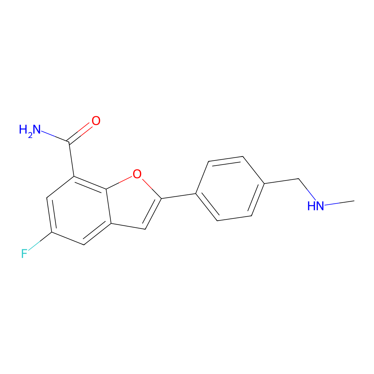 Mefuparib molecular structure, CAS 1392502-82-7
