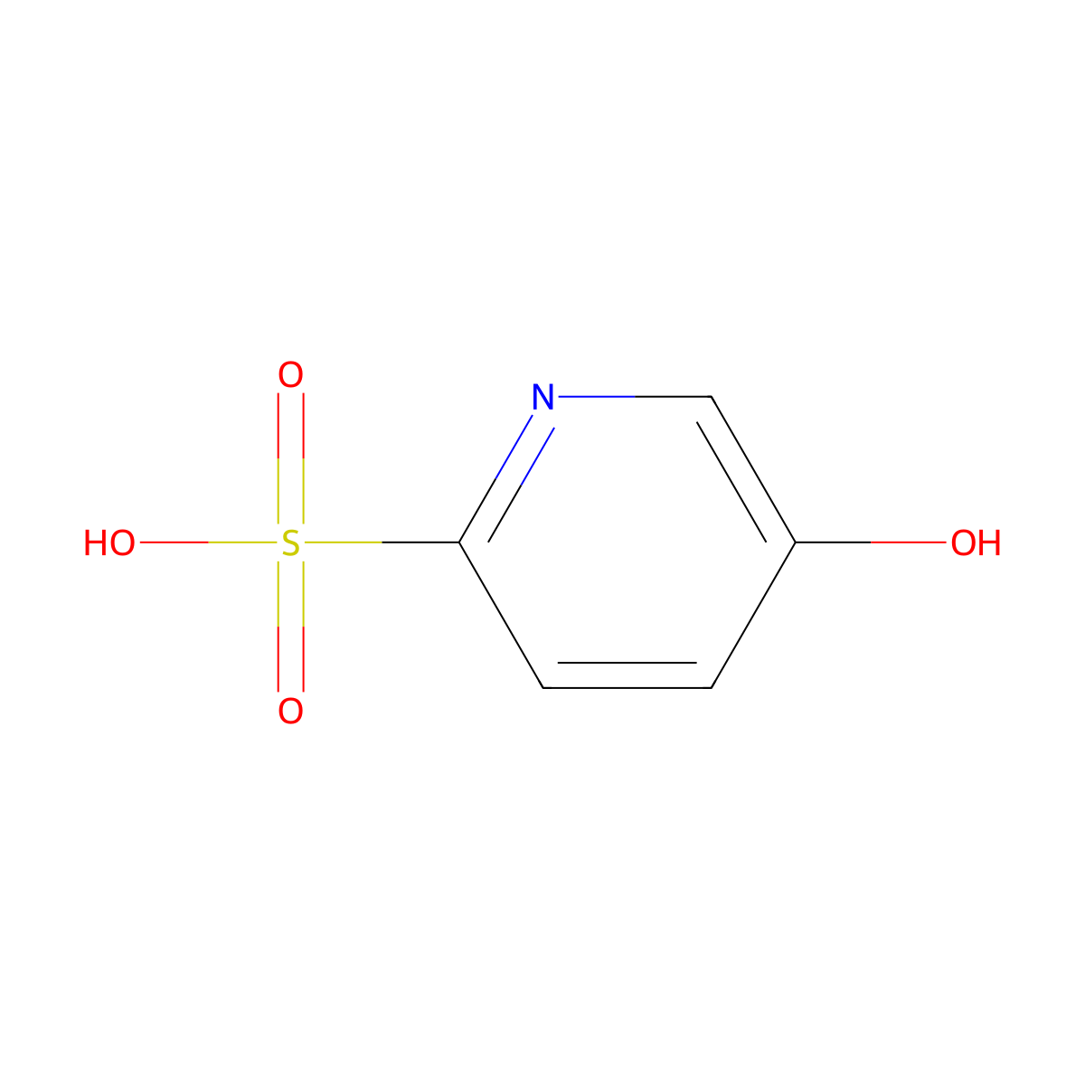 5-hydroxypyridine-2-sulfonic Acid molecular structure, CAS 139263-48-2