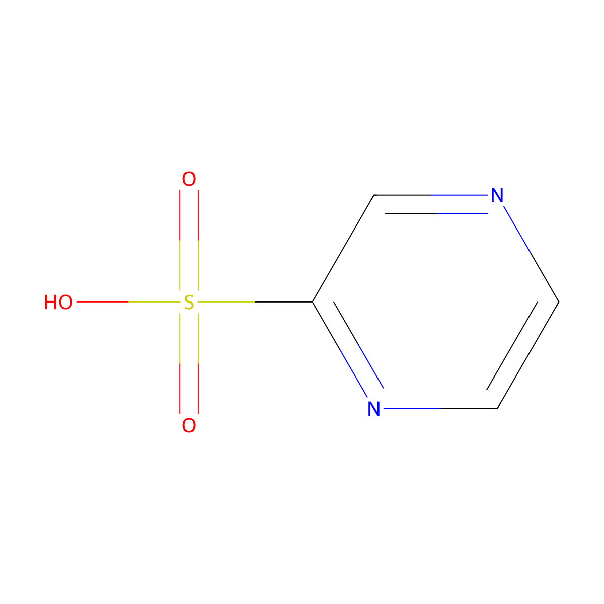 Pyrazinesulfonic acid molecular structure, CAS 139263-49-3