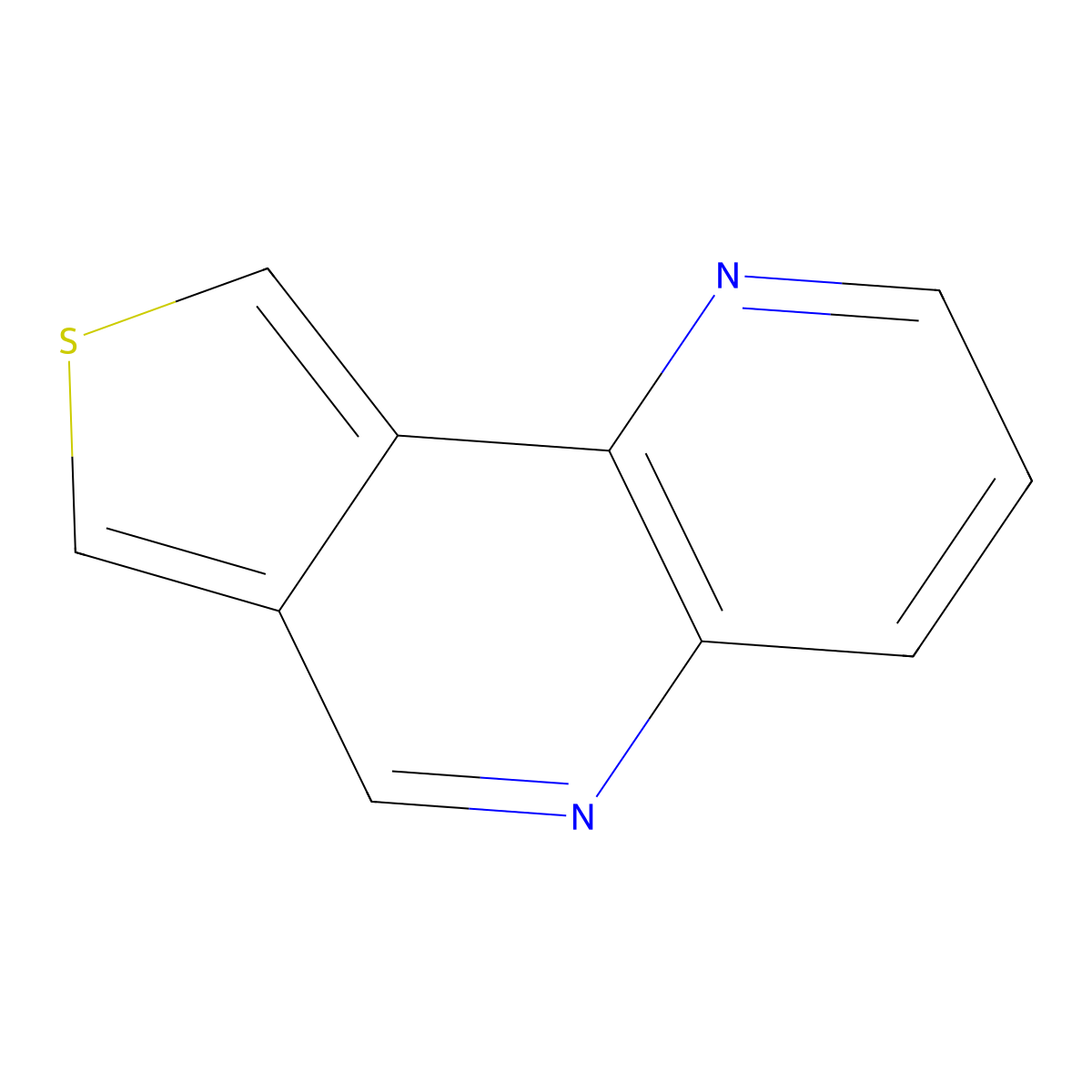 Thieno[3,4-c][1,5]naphthyridine molecular structure, CAS 139268-19-2