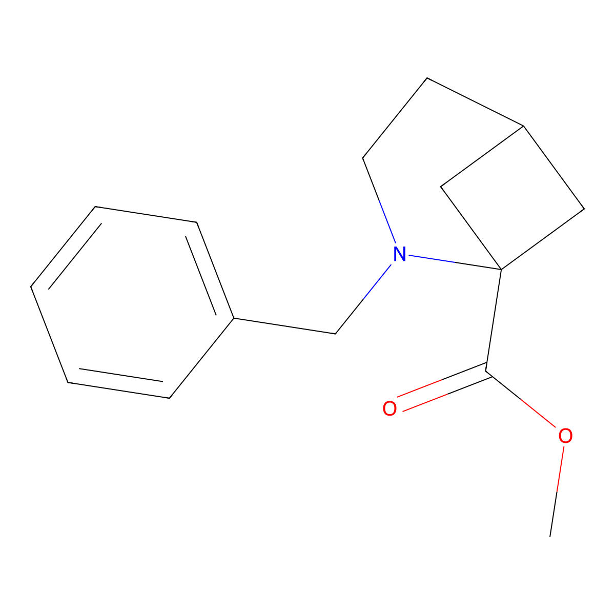 Methyl 2-benzyl-2-azabicyclo[3.1.1]heptane-1-carboxylate molecular structure, CAS 1392803-59-6