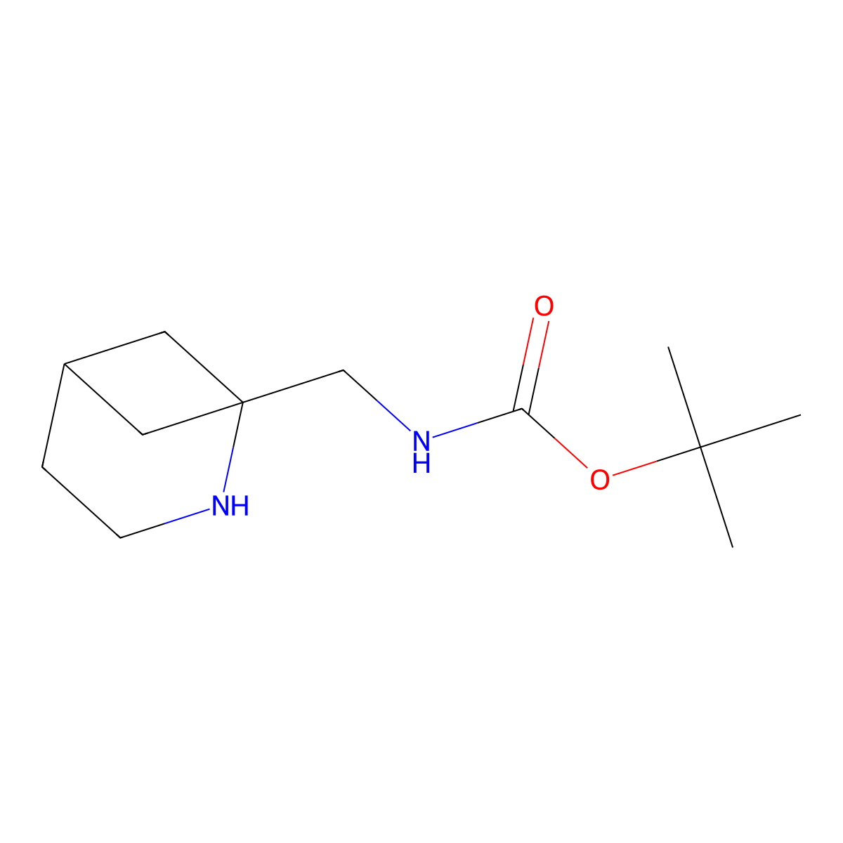 1-(Boc-aminomethyl)-2-azabicyclo[3.1.1]heptane molecular structure, CAS 1392804-11-3