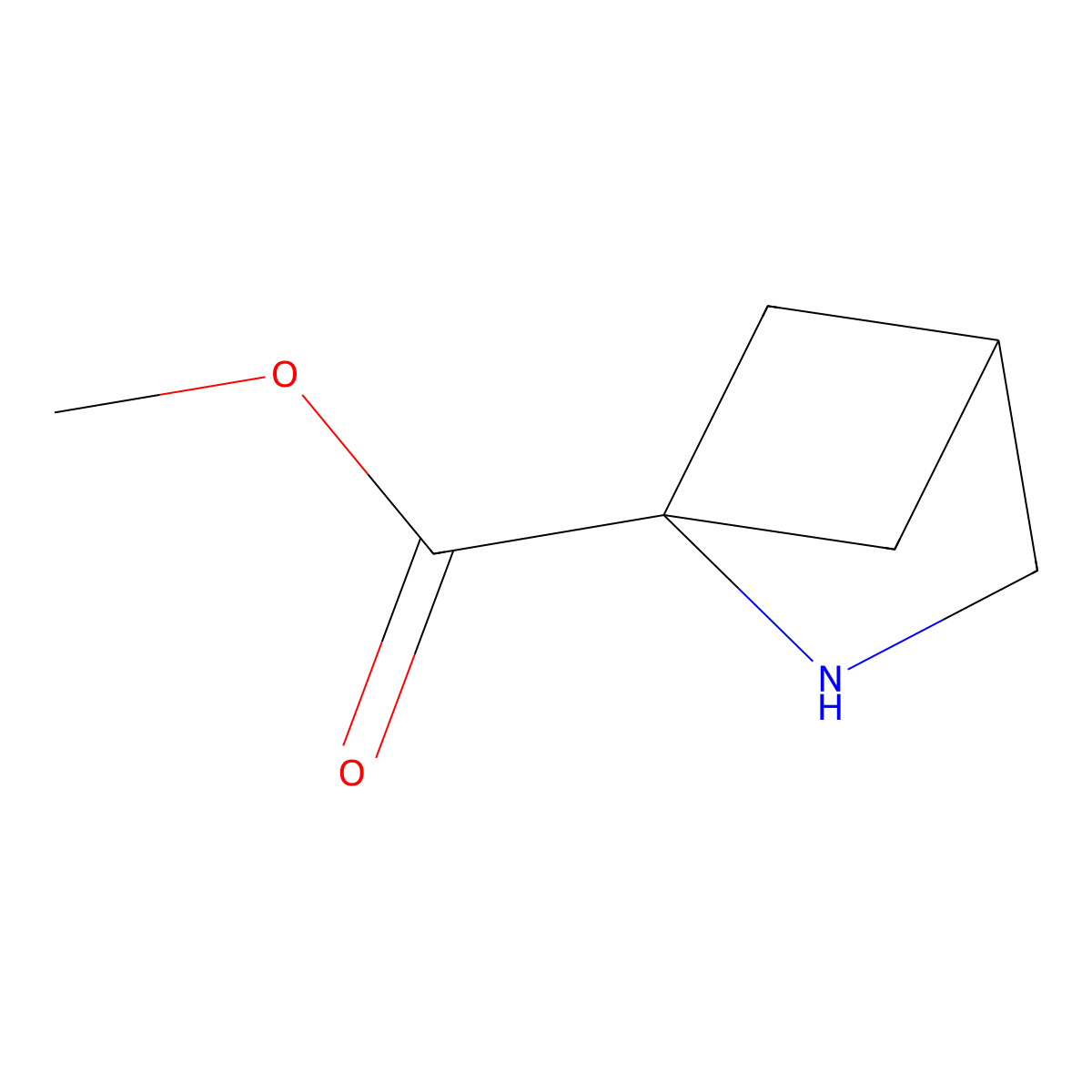 Methyl 2-azabicyclo[2.1.1]hexane-1-carboxylate molecular structure, CAS 1392879-21-8