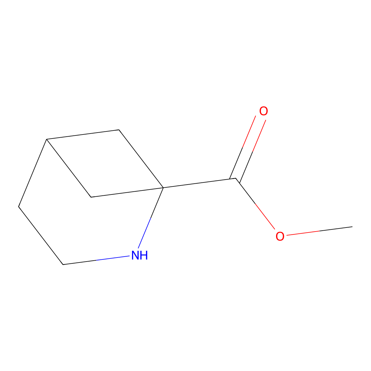 Methyl 2-azabicyclo[3.1.1]heptane-1-carboxylate molecular structure, CAS 1392879-25-2