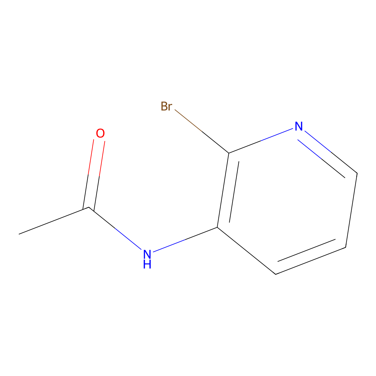 N-(2-bromopyridin-3-yl)acetamide molecular structure, CAS 139293-72-4