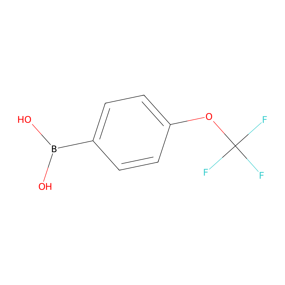 4-(Trifluoromethoxy)phenylboronic acid molecular structure, CAS 139301-27-2