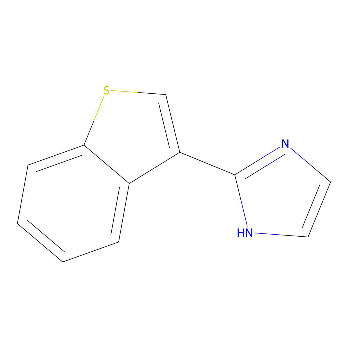 2-Benzo[b]thien-3-yl-1H-imidazole molecular structure, CAS 1393085-27-2