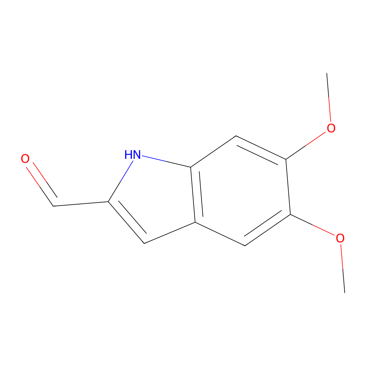 5,6-Dimethoxy-1H-indole-2-carbaldehyde molecular structure, CAS 1393116-08-9