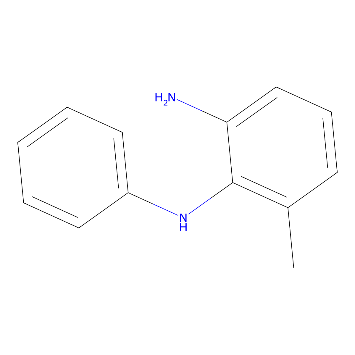 3-Methyl-N2-phenyl-1,2-benzenediamine molecular structure, CAS 1393175-94-4