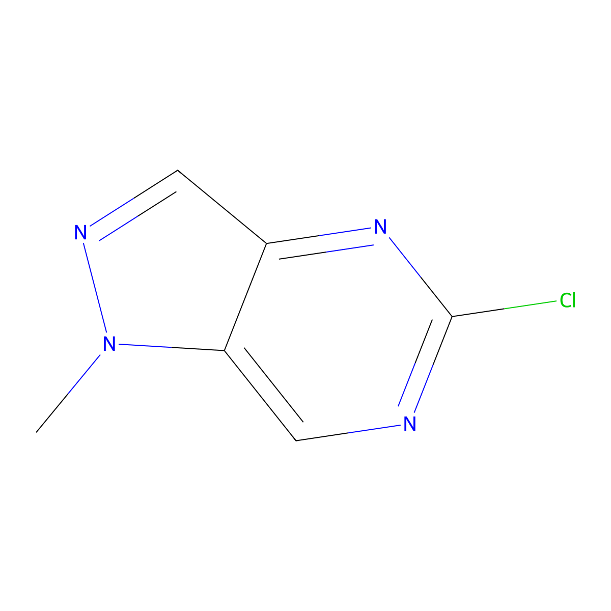 5-Chloro-1-methyl-1H-pyrazolo[4,3-D]pyrimidine molecular structure, CAS 1393181-01-5