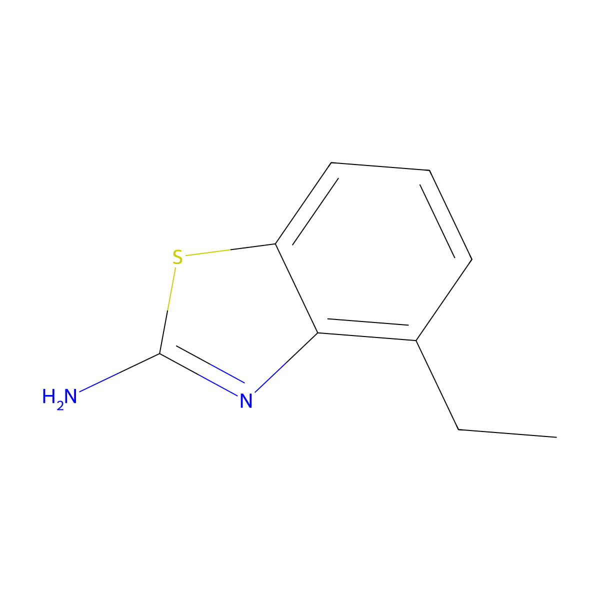 4-Ethyl-1,3-benzothiazol-2-amine molecular structure, CAS 139331-68-3