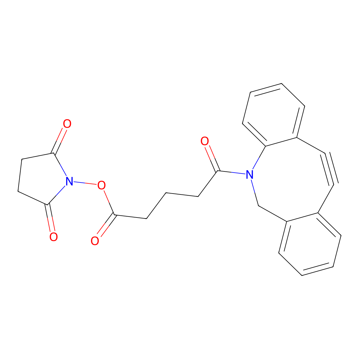 DBCO-NHS ester 3 molecular structure, CAS 1393350-27-0