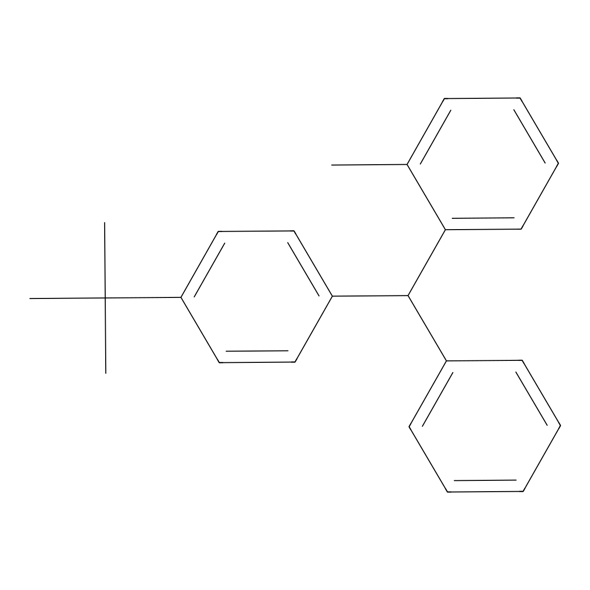 1-[(4-Tert-butylphenyl)(phenyl)methyl]-2-methylbenzene molecular structure, CAS 1393444-65-9