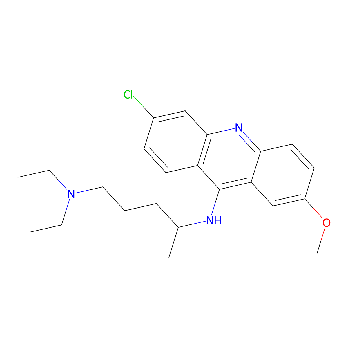 (S)-quinacrine molecular structure, CAS 139345-02-1