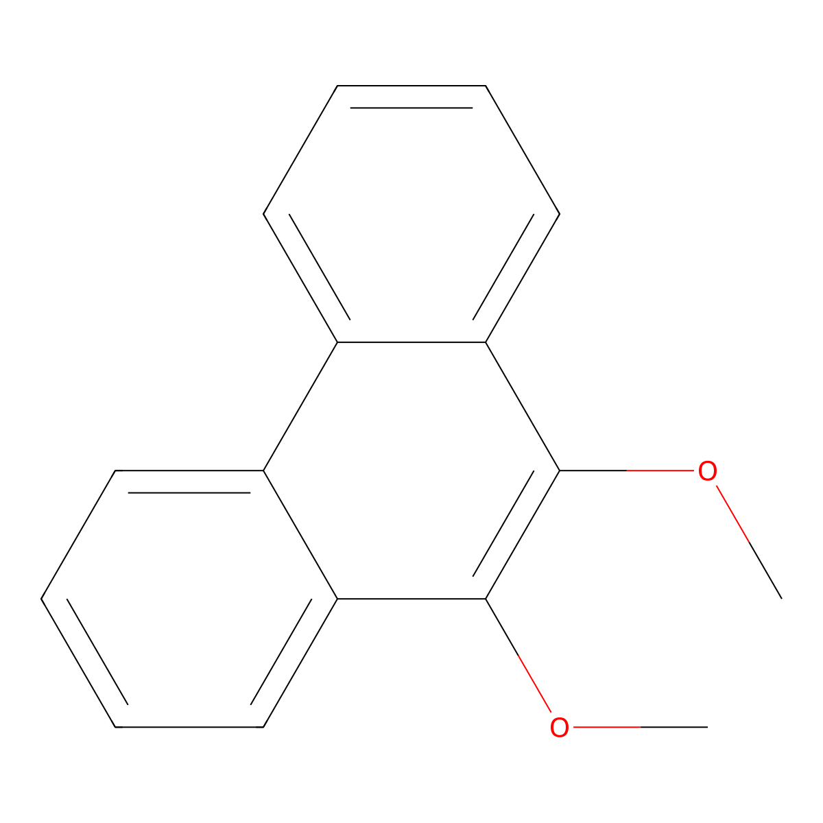 9,10-Dimethoxyphenanthrene molecular structure, CAS 13935-65-4