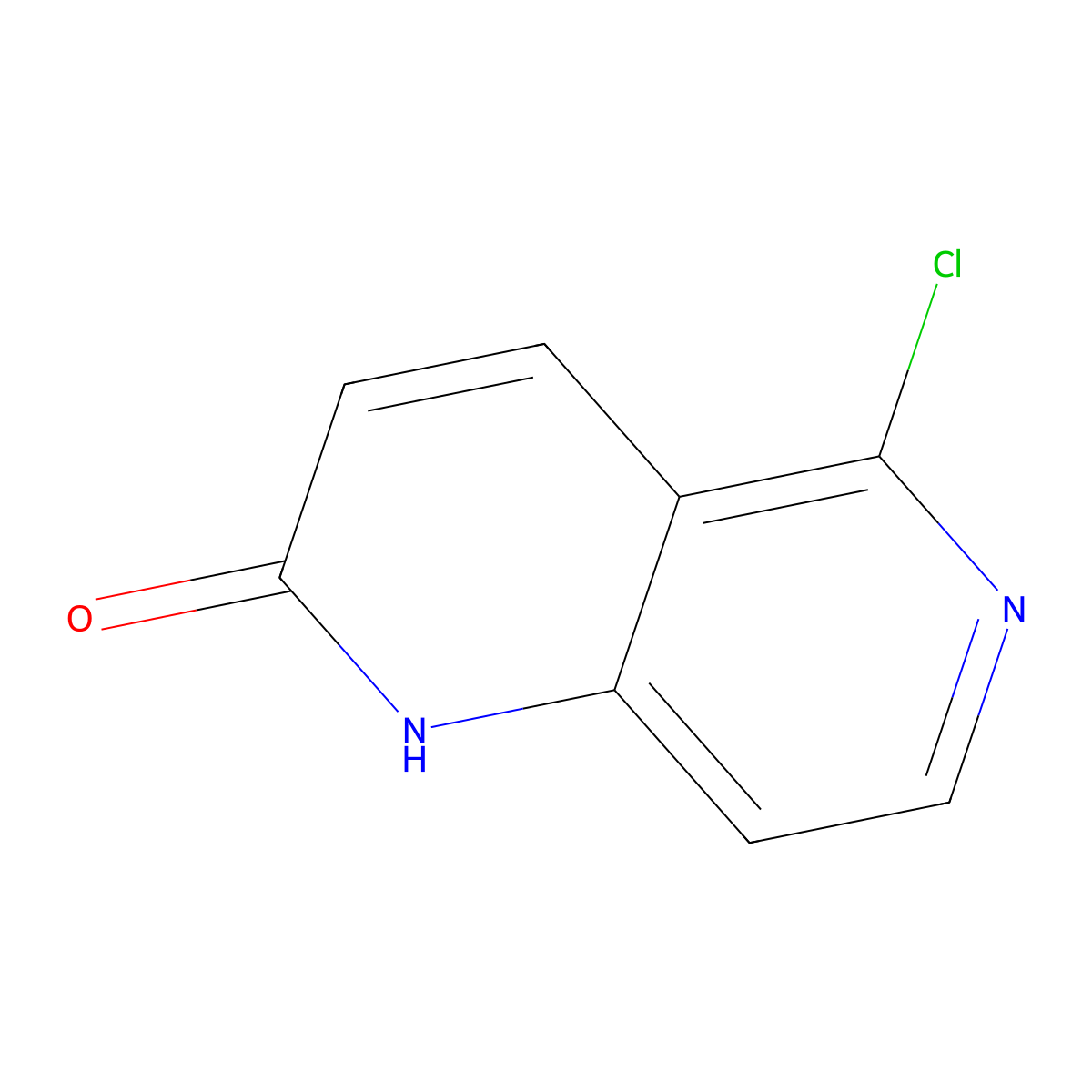 5-Chloro-1,2-dihydro-1,6-naphthyridin-2-one molecular structure, CAS 1393540-72-1
