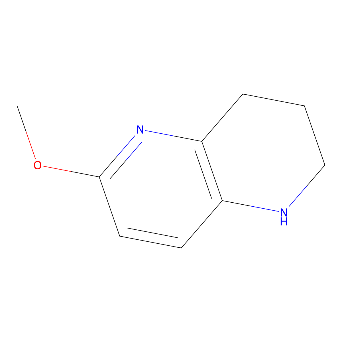6-Methoxy-1,2,3,4-tetrahydro-1,5-naphthyridine molecular structure, CAS 1393544-54-1