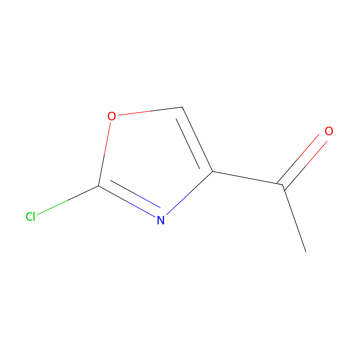 1-(2-Chlorooxazol-4-yl)ethanone molecular structure, CAS 1393545-62-4