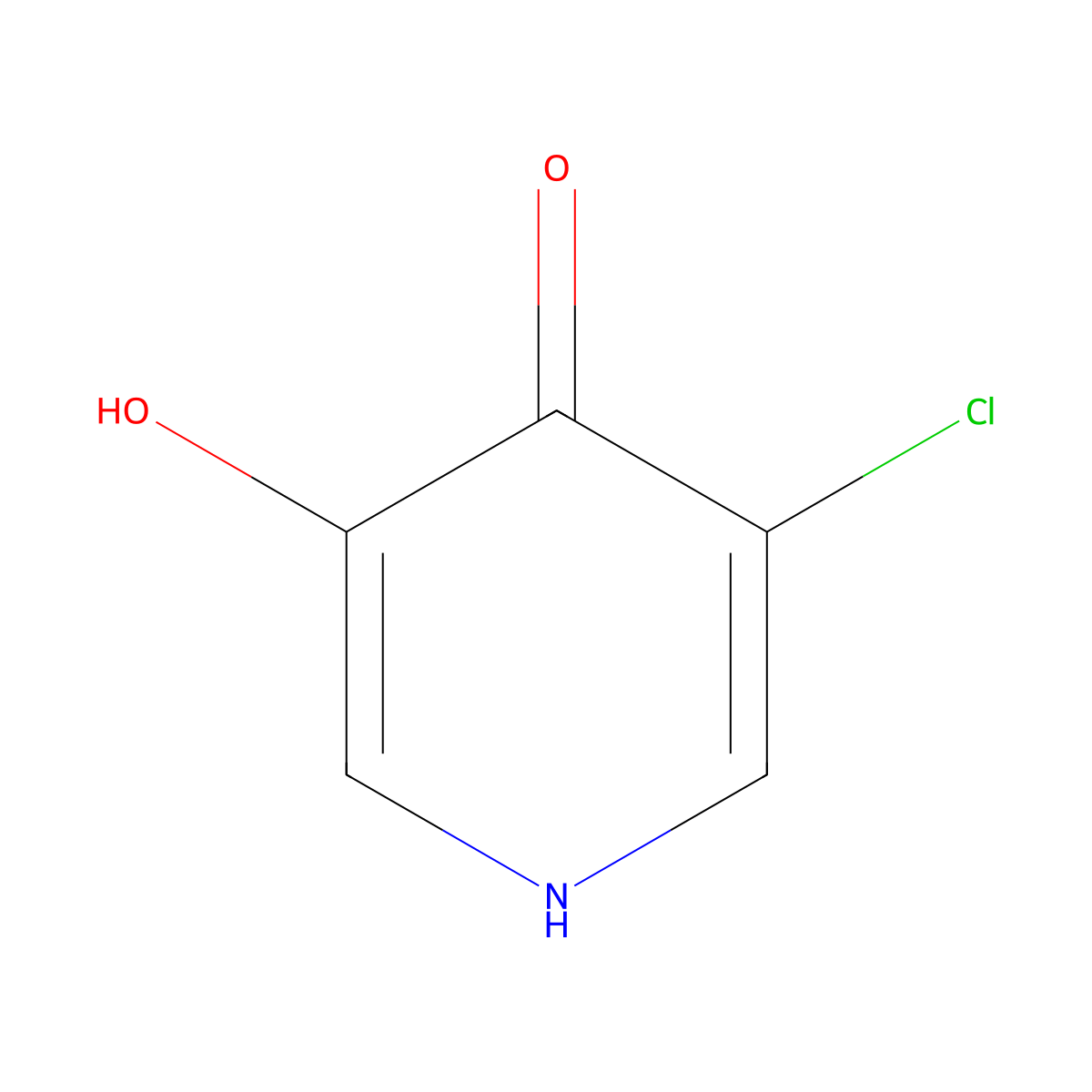 5-Chloropyridine-3,4-diol molecular structure, CAS 1393550-54-3
