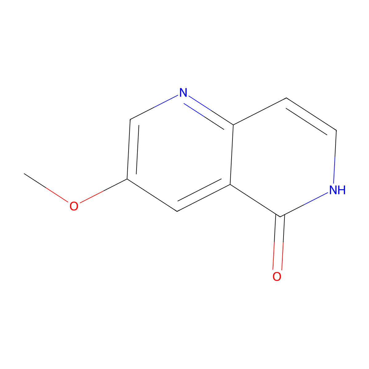 3-Methoxy-1,6-naphthyridin-5(6H)-one molecular structure, CAS 1393553-06-4