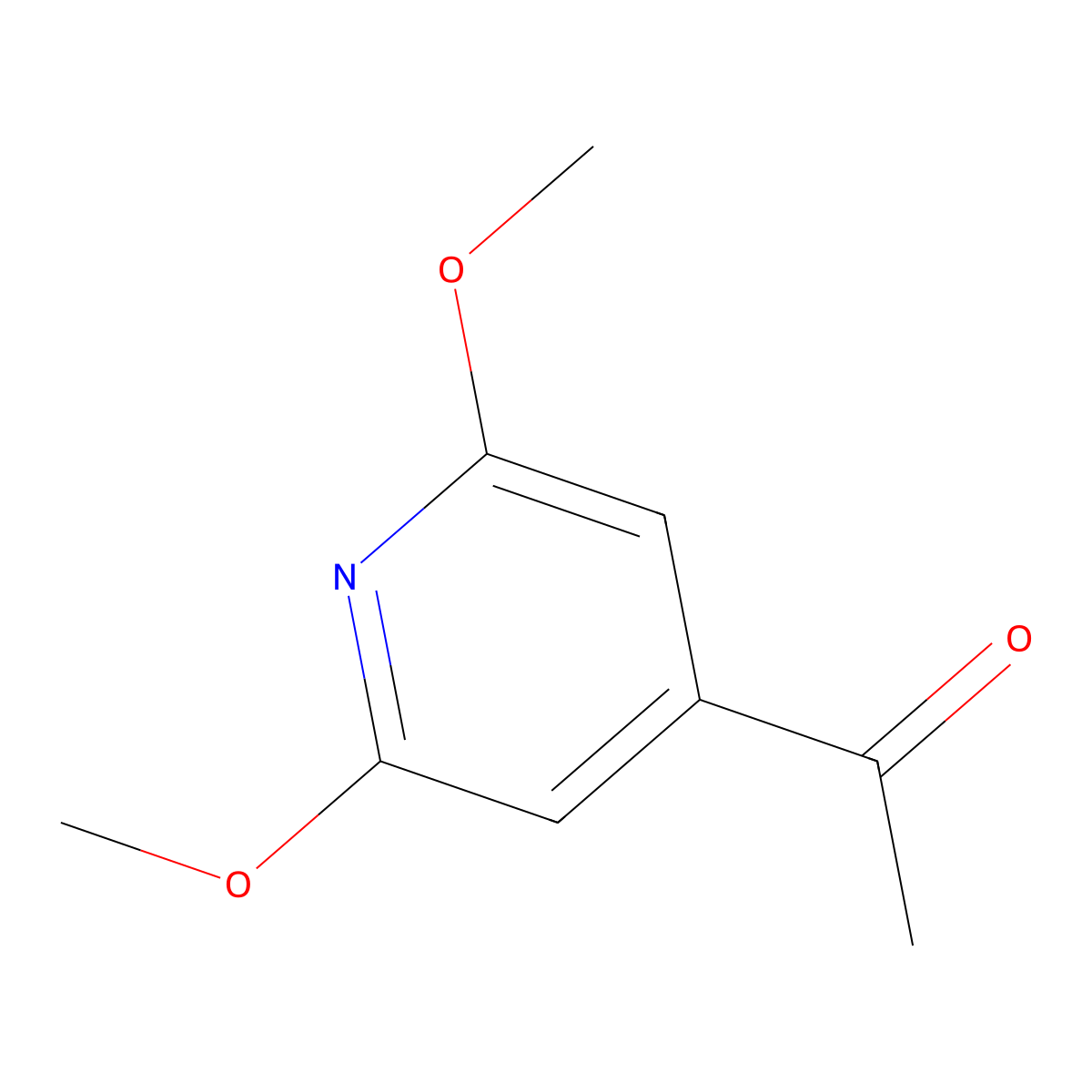 1-(2,6-Dimethoxypyridin-4-YL)ethanone molecular structure, CAS 1393554-78-3