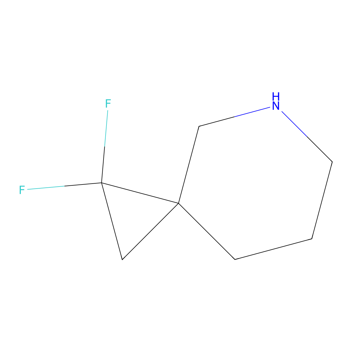 1,1-Difluoro-5-azaspiro[2.5]octane molecular structure, CAS 1393559-49-3