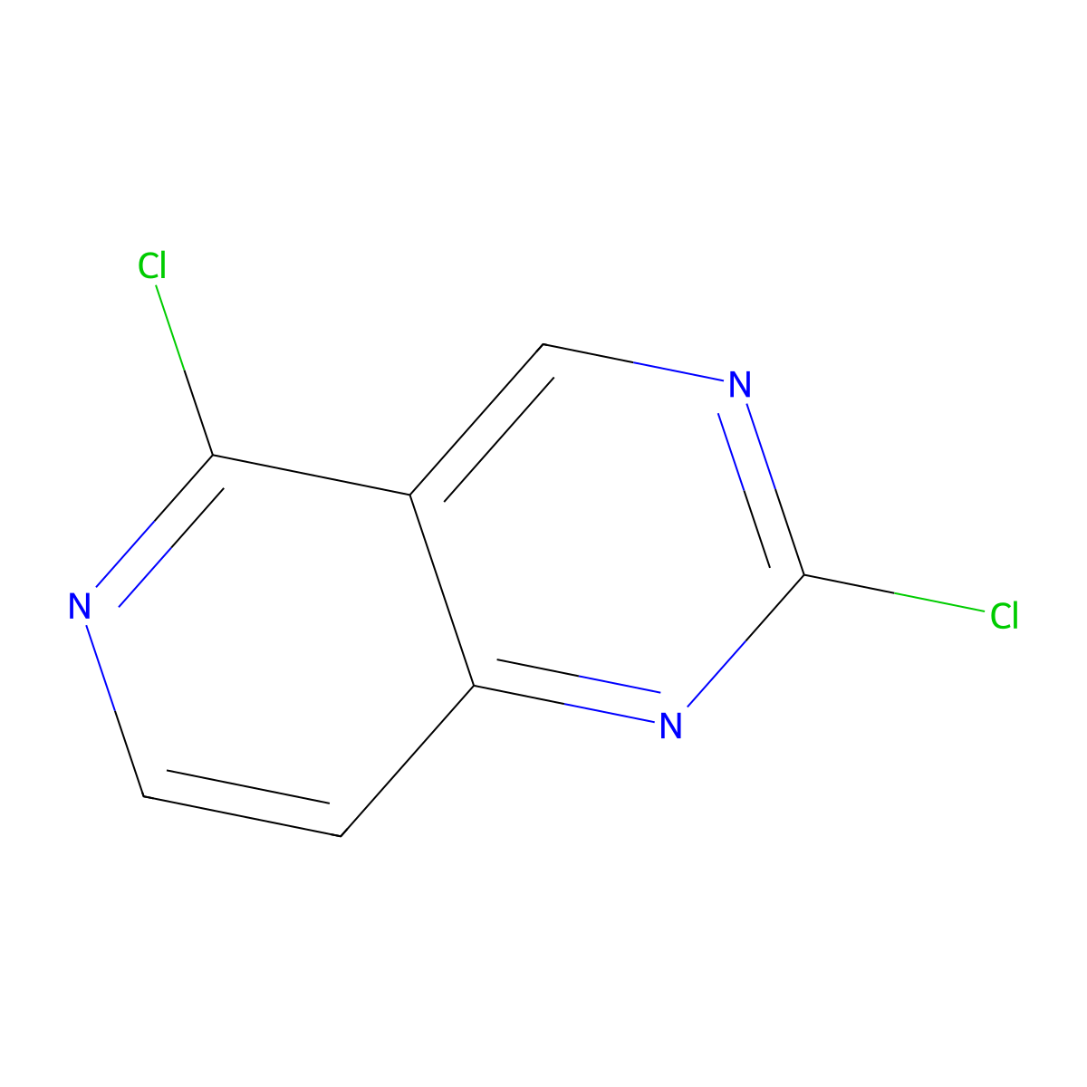2,5-Dichloropyrido[4,3-D]pyrimidine molecular structure, CAS 1393561-20-0