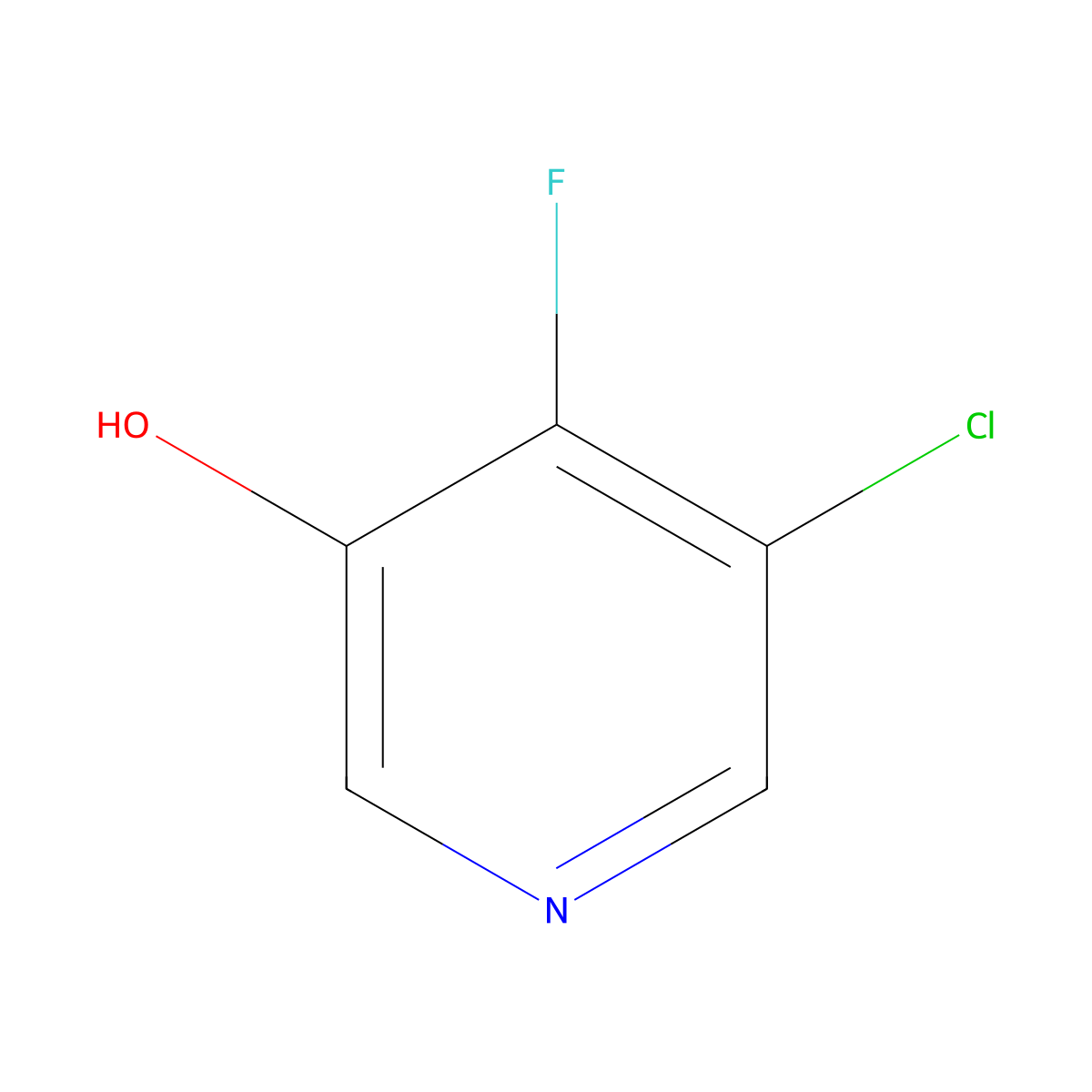 5-Chloro-4-fluoropyridin-3-OL molecular structure, CAS 1393562-55-4