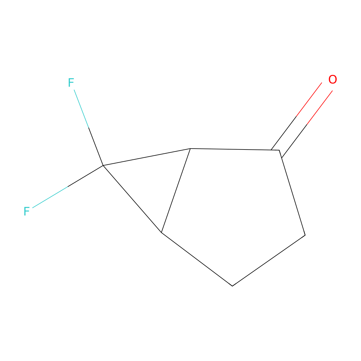 6,6-Difluorobicyclo[3.1.0]hexan-2-one molecular structure, CAS 1393576-51-6