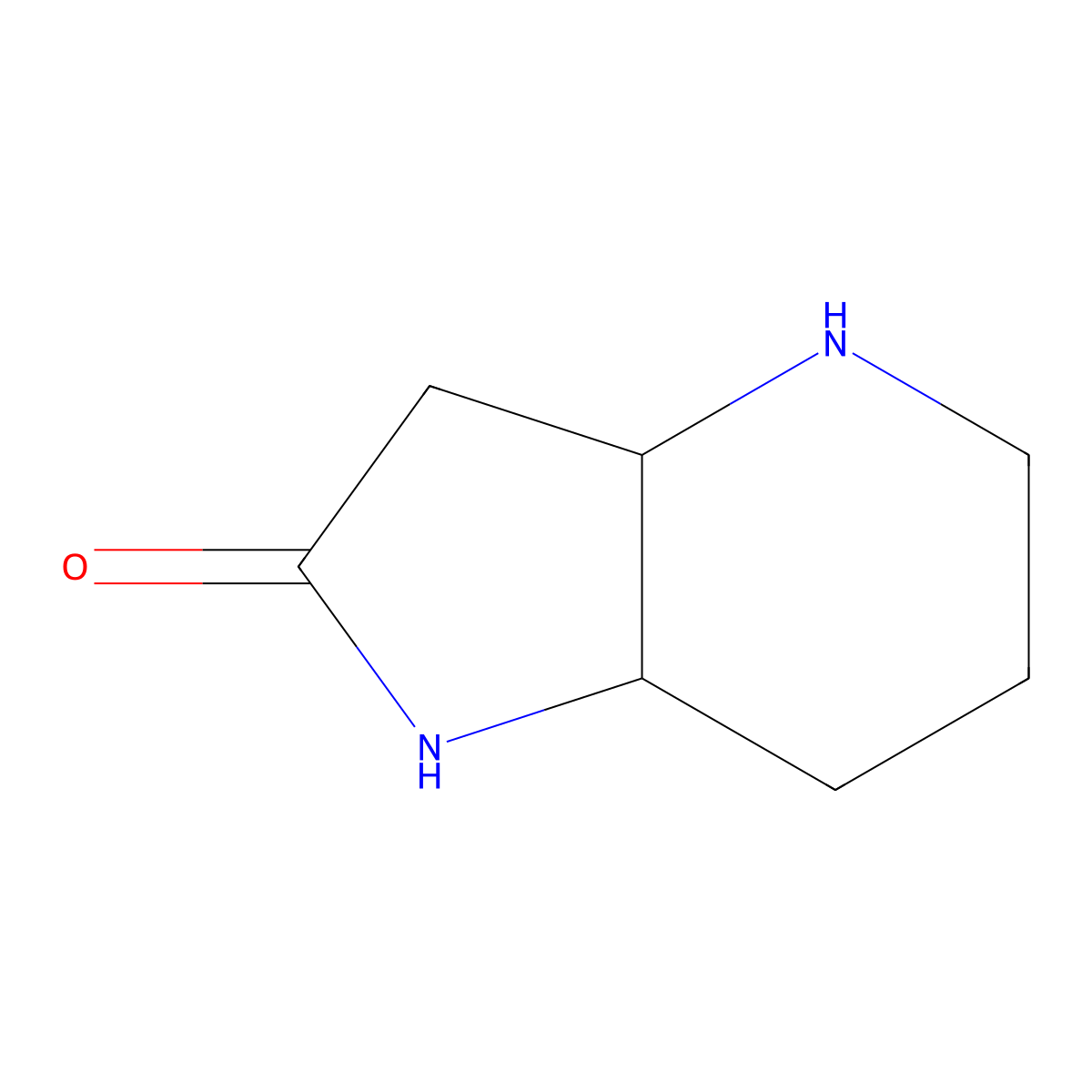 Octahydro-2H-pyrrolo[3,2-B]pyridin-2-one molecular structure, CAS 1393585-13-1