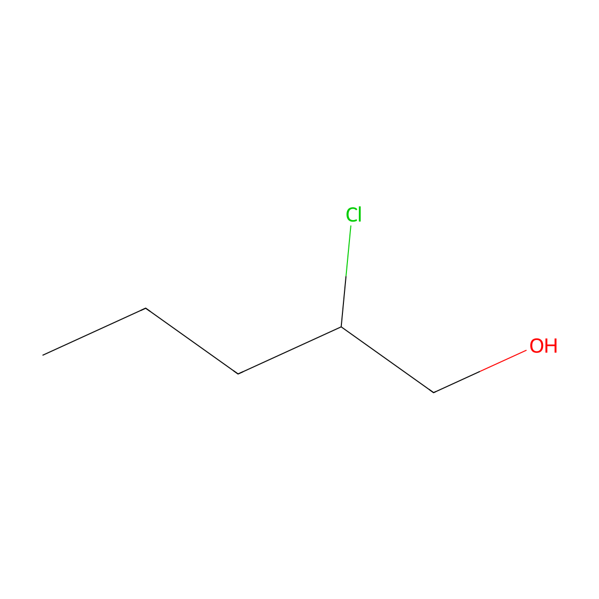 2-Chloropentan-1-ol molecular structure, CAS 139364-99-1