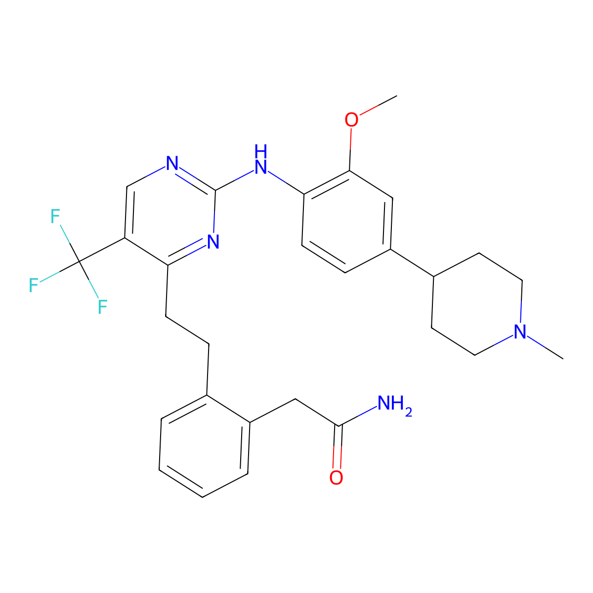 Narmafotinib molecular structure, CAS 1393653-34-3