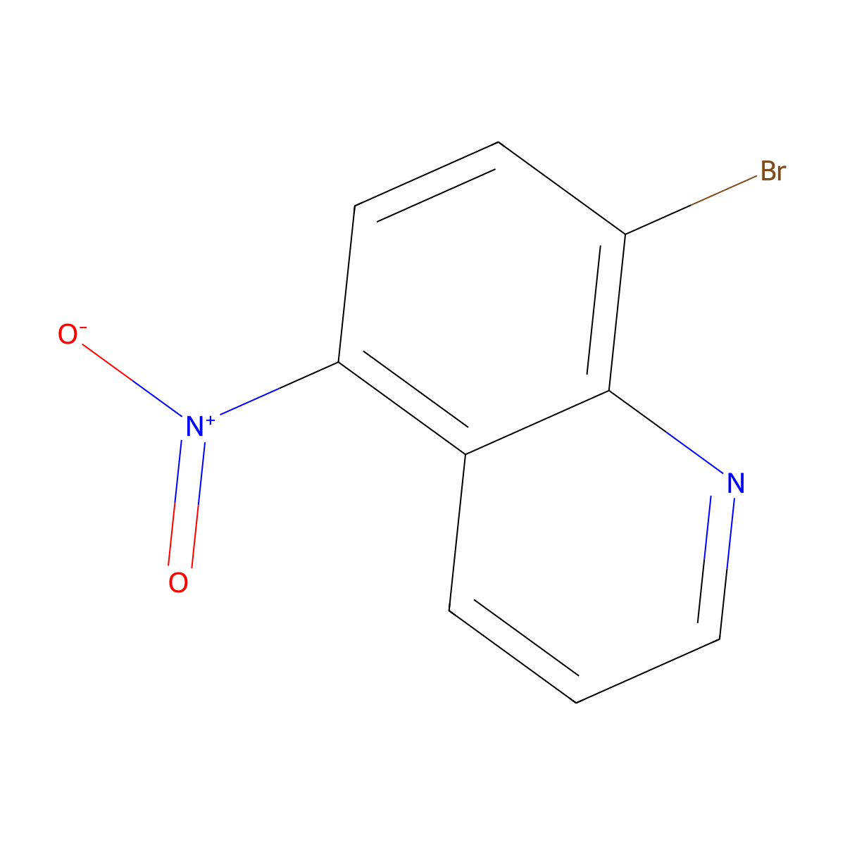 8-Bromo-5-nitroquinoline molecular structure, CAS 139366-35-1