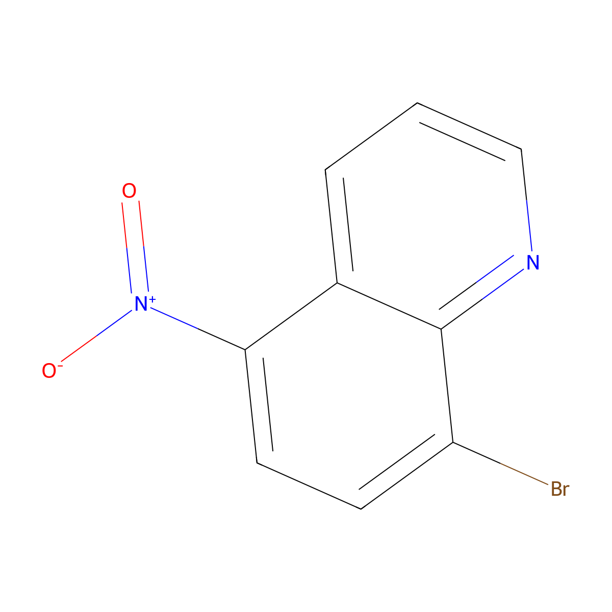 8-Bromo-5-nitroquinoline molecular structure, CAS 139366-35-1