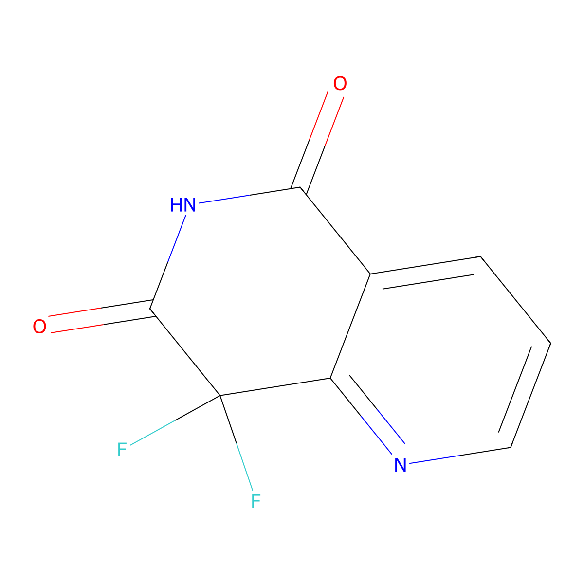 8,8-Difluoro-5,6,7,8-tetrahydro-1,6-naphthyridine-5,7-dione molecular structure, CAS 1393726-72-1