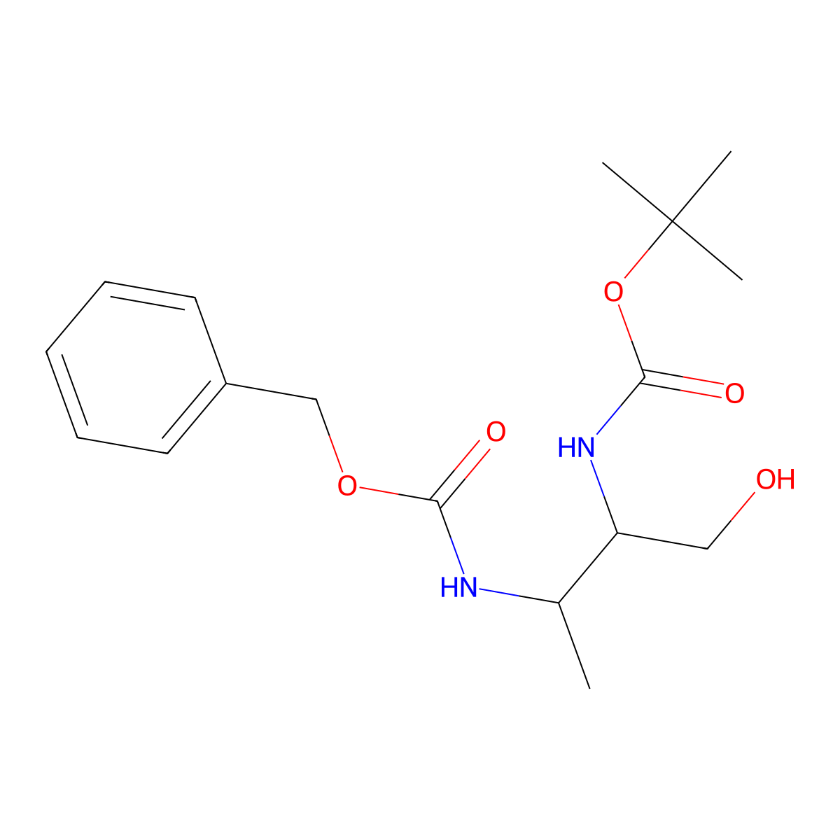 tert-butyl N-[(2S,3S)-3-{[(benzyloxy)carbonyl]amino}-1-hydroxybutan-2-yl]carbamate molecular structure, CAS 139374-06-4