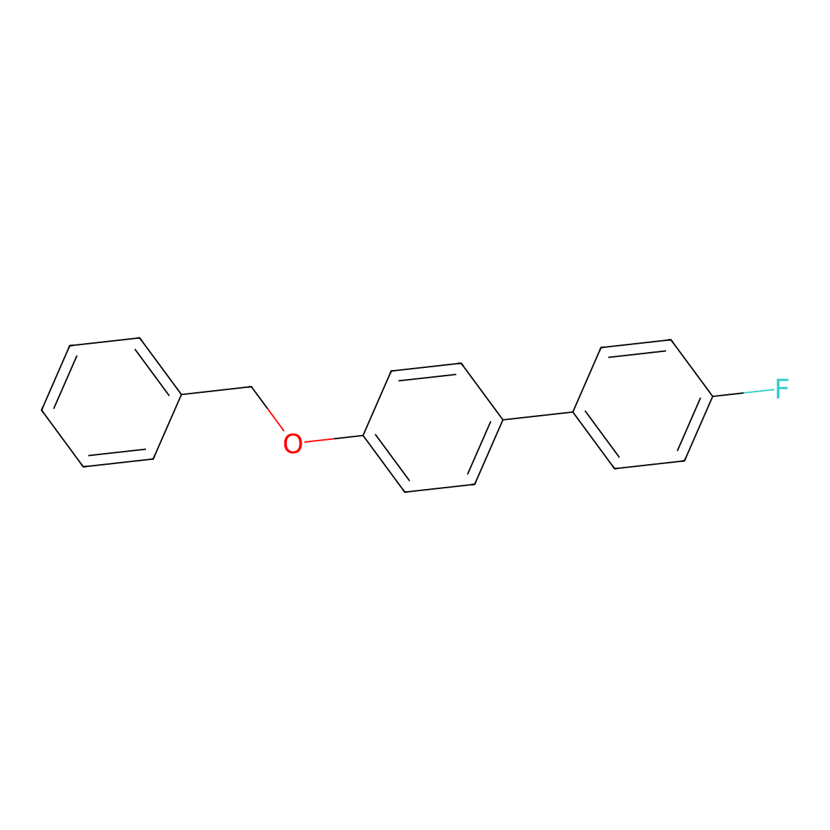 4-Fluoro-4'-(phenylmethoxy)-1,1'-biphenyl molecular structure, CAS 1393823-17-0