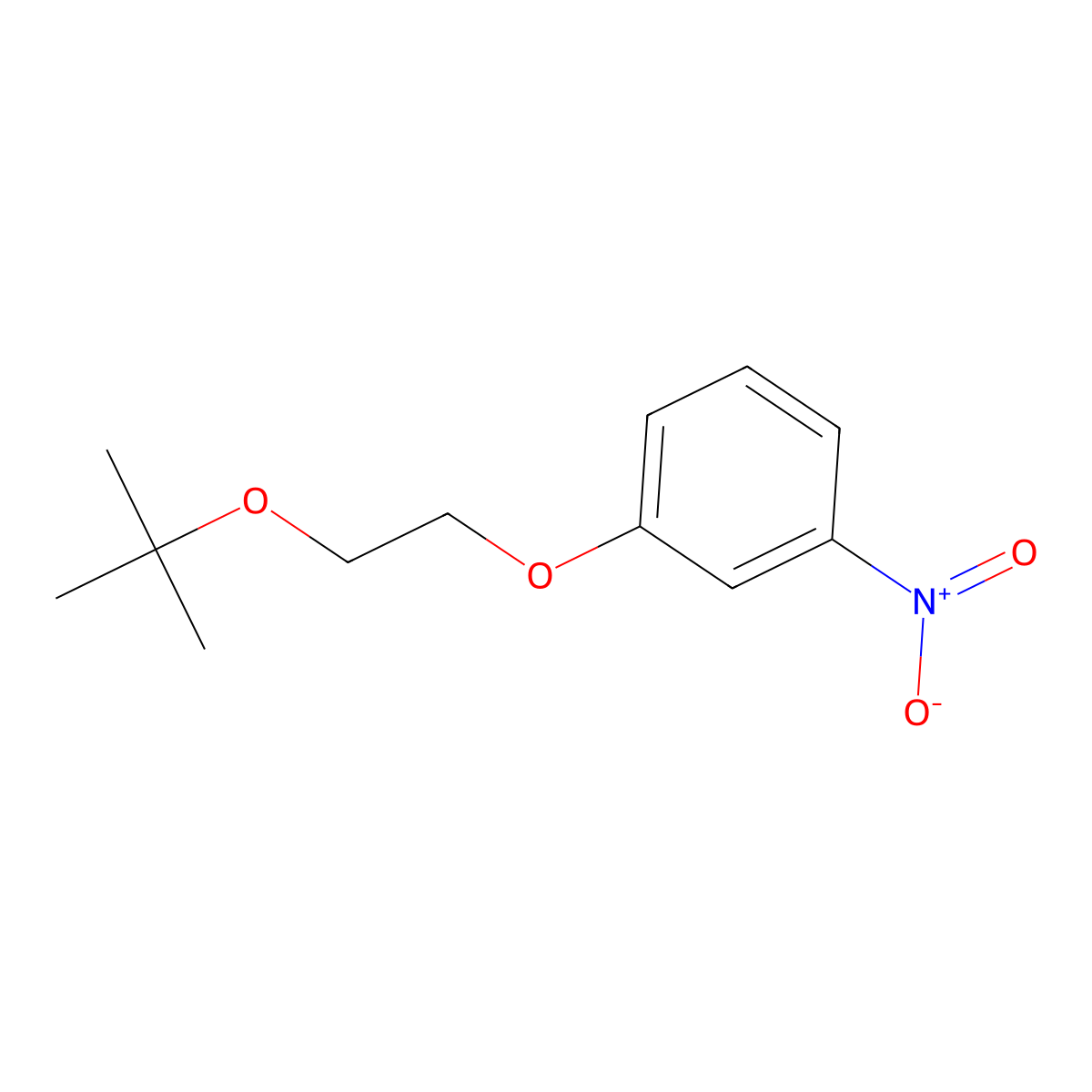 1-[2-(Tert-butoxy)ethoxy]-3-nitrobenzene molecular structure, CAS 1393846-44-0