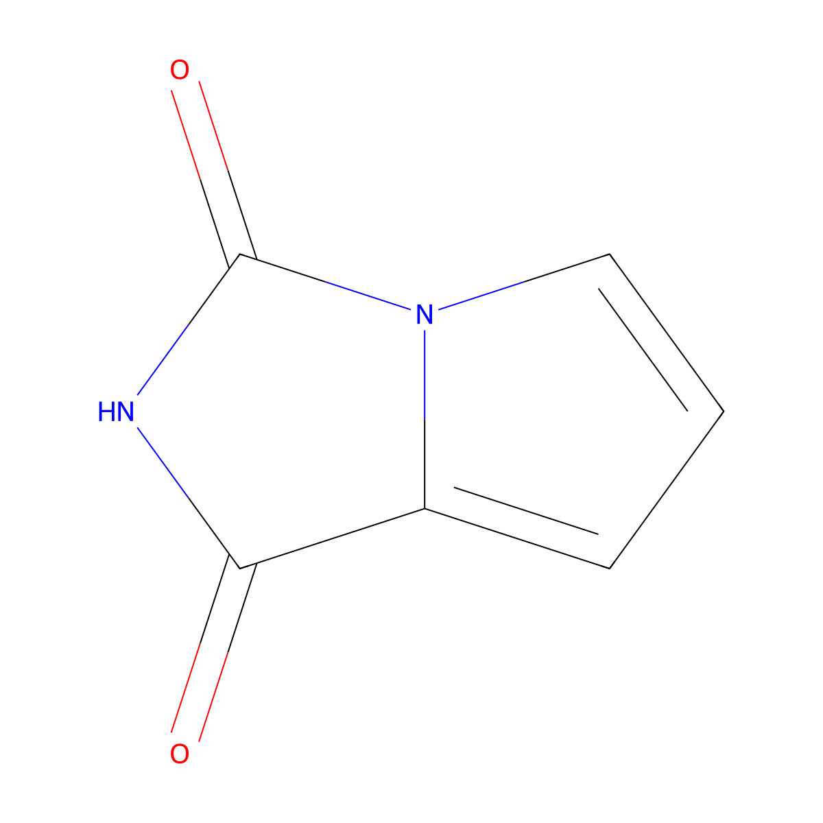 1H-Pyrrolo[1,2-c]imidazole-1,3(2H)-dione molecular structure, CAS 13939-91-8