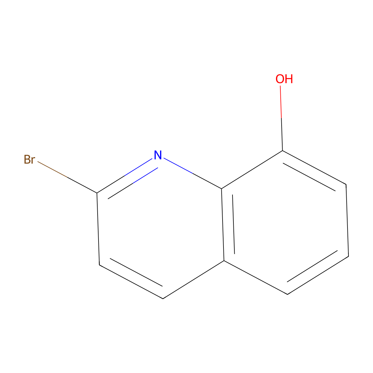 2-Bromoquinolin-8-ol molecular structure, CAS 139399-61-4